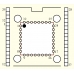 QFP32 TO DIP32 Programmer Adapter